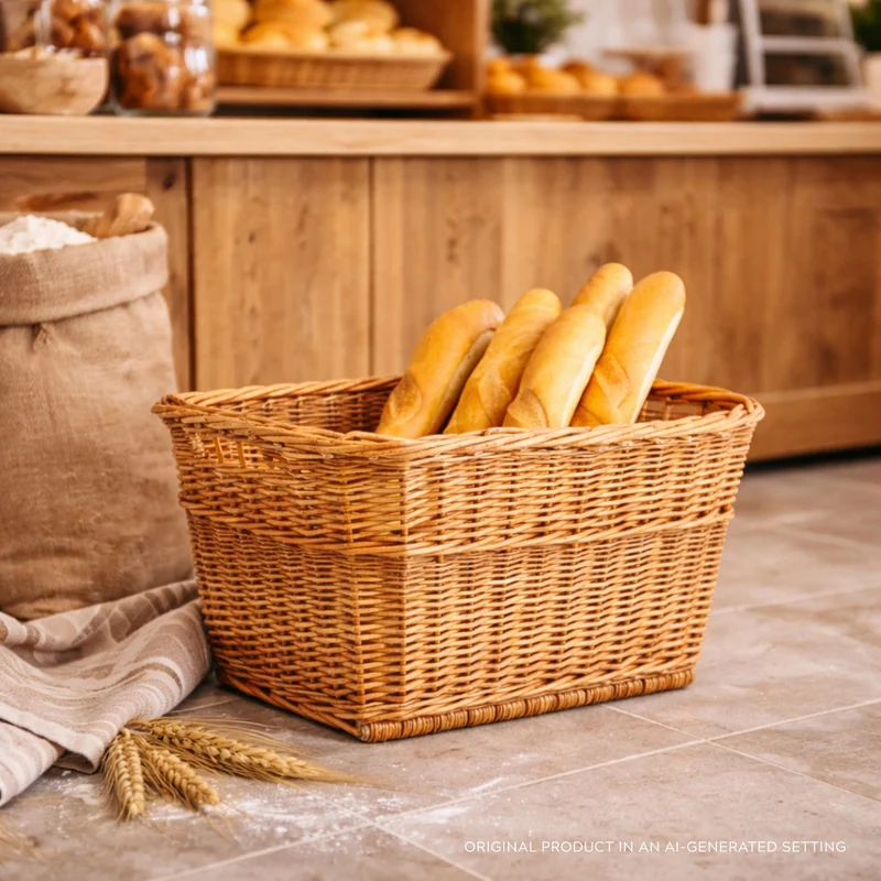 Mivella wicker basket for storage and display TheWickerStories