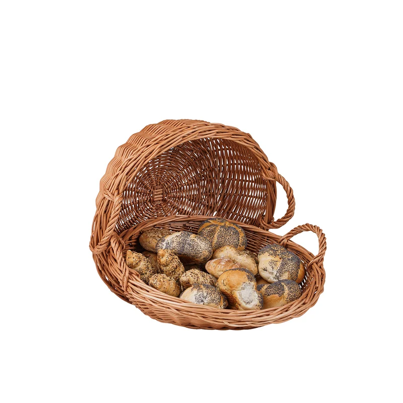Tivorius round wicker tray, display basket, pastry basket, set of 2 pieces TheWickerStories