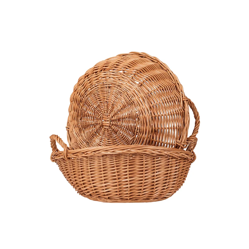 Tivorius round wicker tray, display basket, pastry basket, set of 2 pieces TheWickerStories