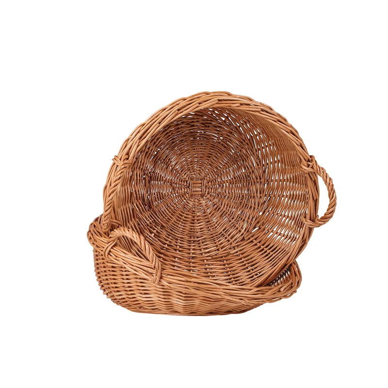 Tivorius round wicker tray, display basket, pastry basket, set of 2 pieces TheWickerStories