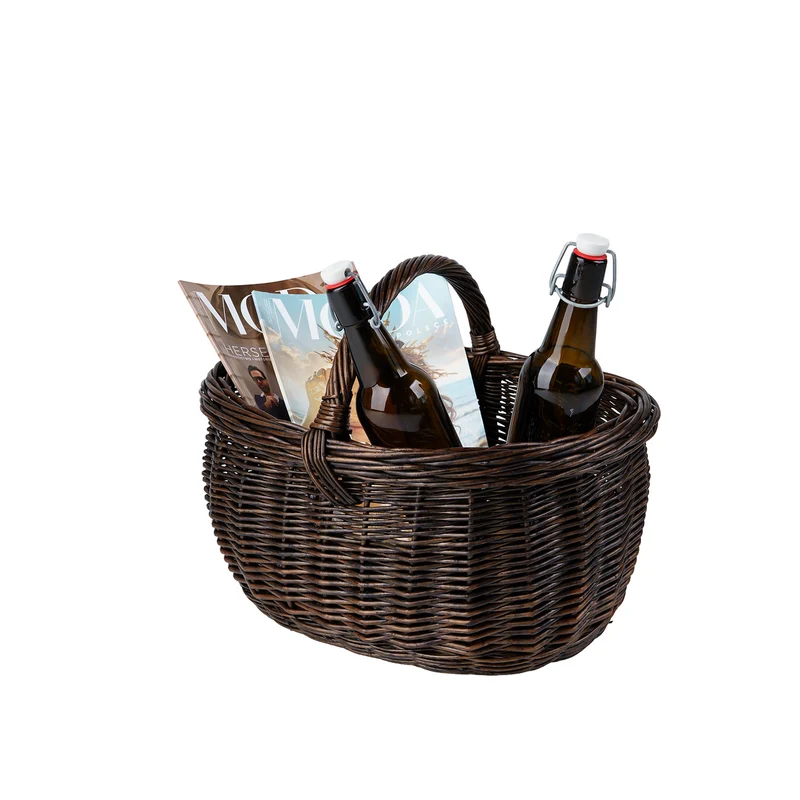 Werburga wicker shopping basket with handle TheWickerStories