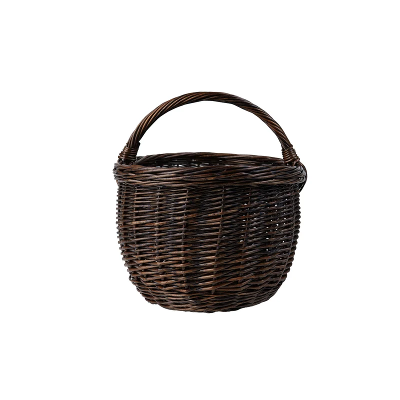 Werburga wicker shopping basket with handle TheWickerStories