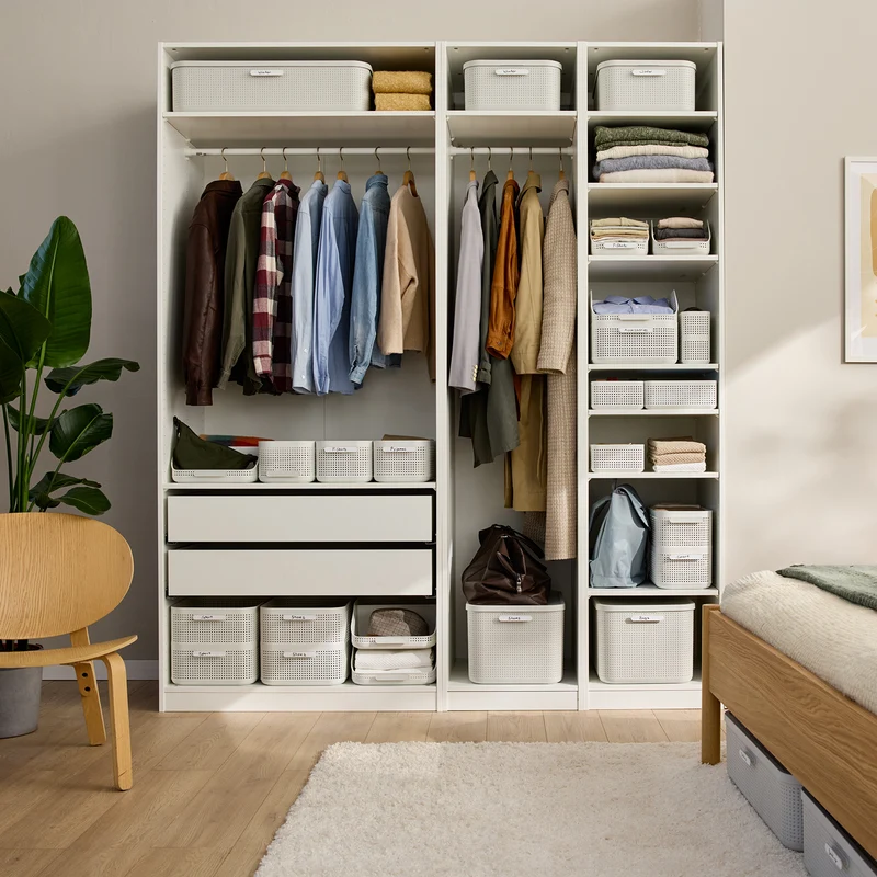Kleiderschrank Organizer 2er Set Tray L | WOP