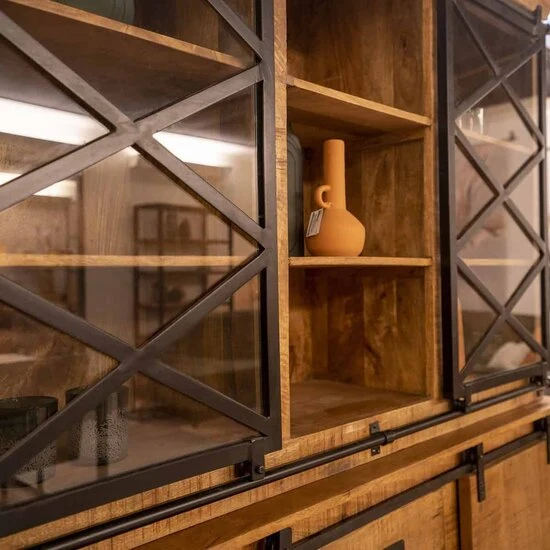 Vitrinenschrank Münster 160 cm