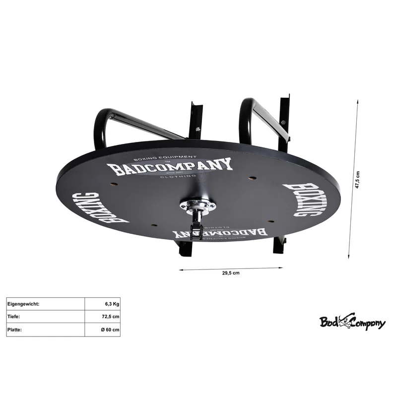 Speedball Plattform mit Rindsleder Boxbirne medium zur Wandmontage I BCA-130