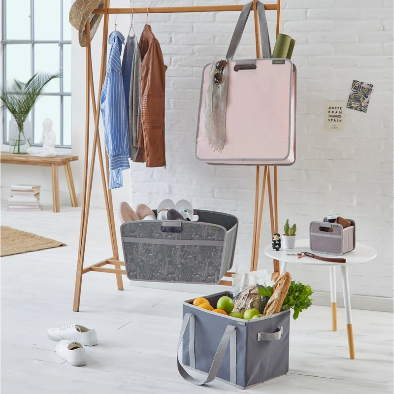 meori Faltbare Einkaufstasche L Granite Grey