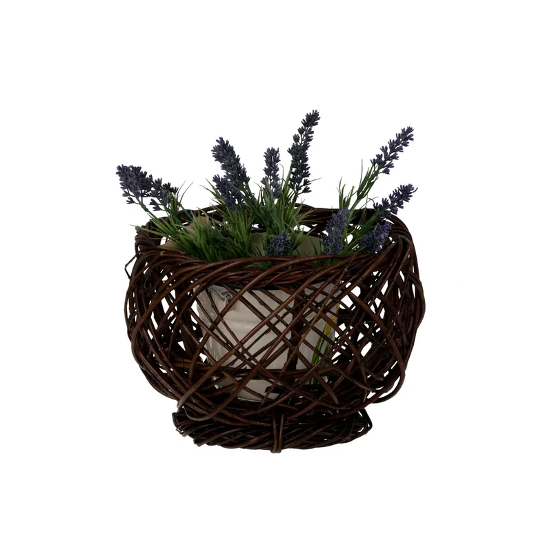Hortus wicker candle lantern for home and garden TheWickerStories