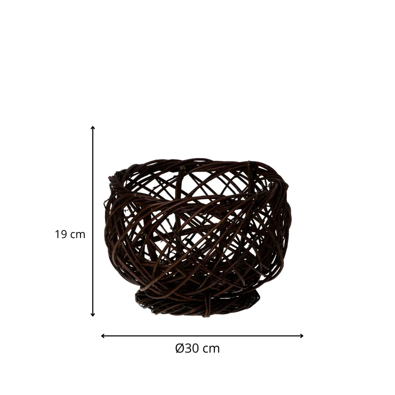 Hortus wicker candle lantern for home and garden TheWickerStories