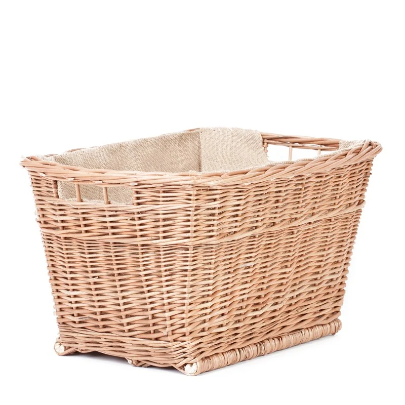 Mivella wicker basket with jute trim and handles TheWickerStories