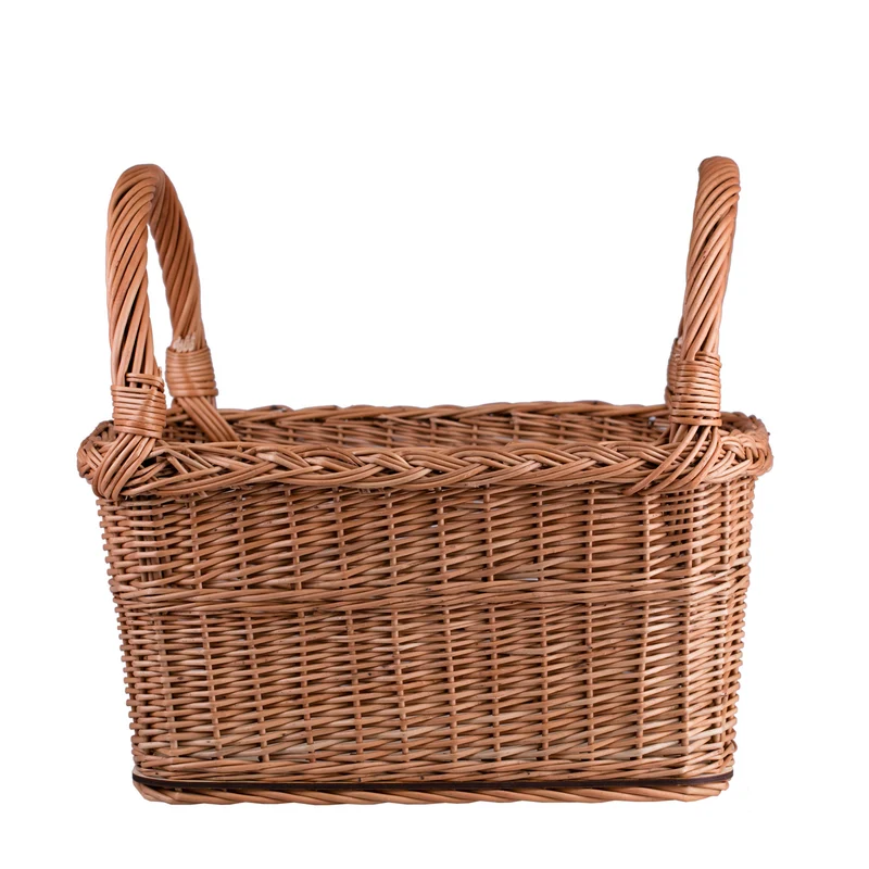 Fioras wicker basket for storage and display with handles TheWickerStories