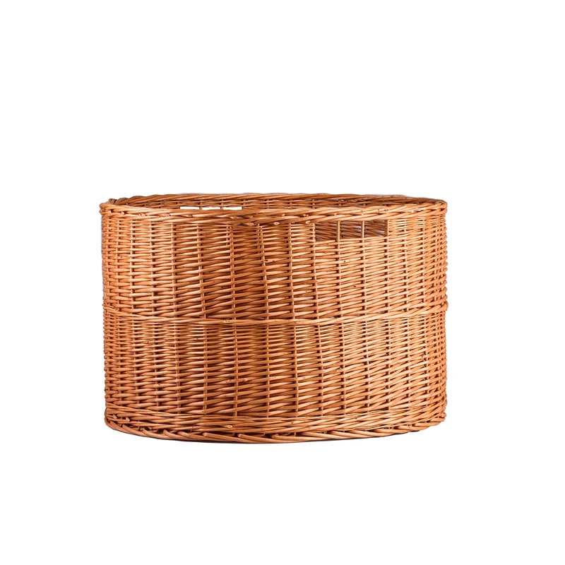 Tenir wicker display basket for bread and fruit TheWickerStories