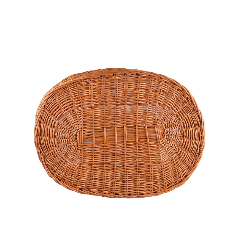 Tenir wicker display basket for bread and fruit TheWickerStories