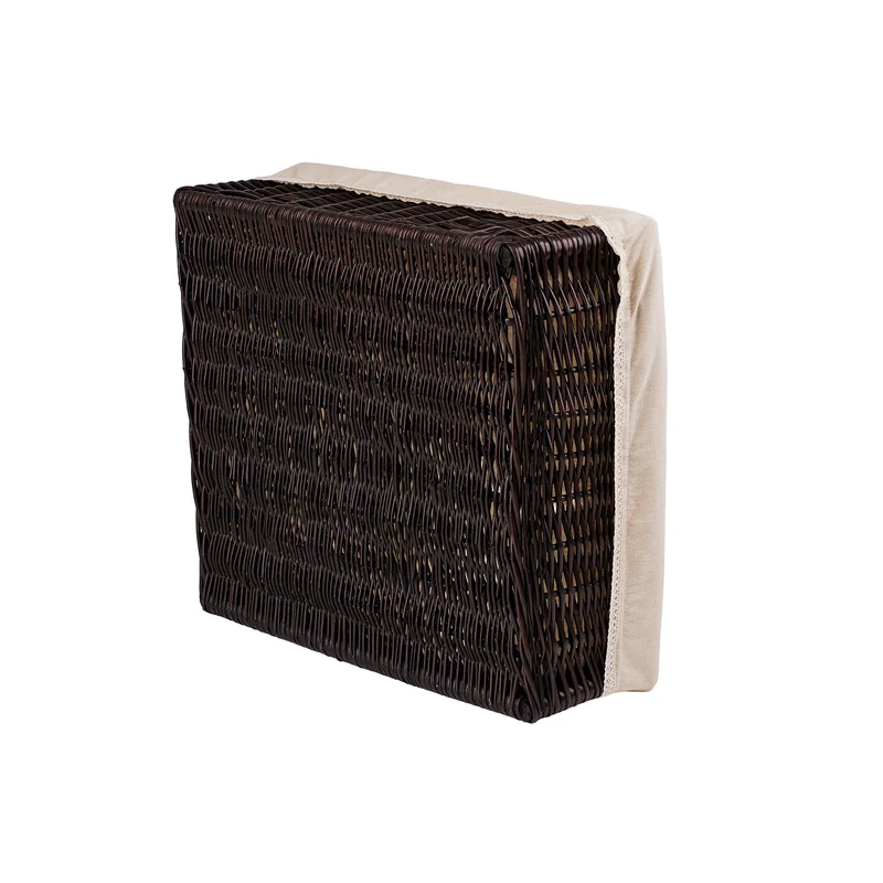 Toneria wicker crate, shelf and display basket, lined wicker storage/display basket TheWickerStories