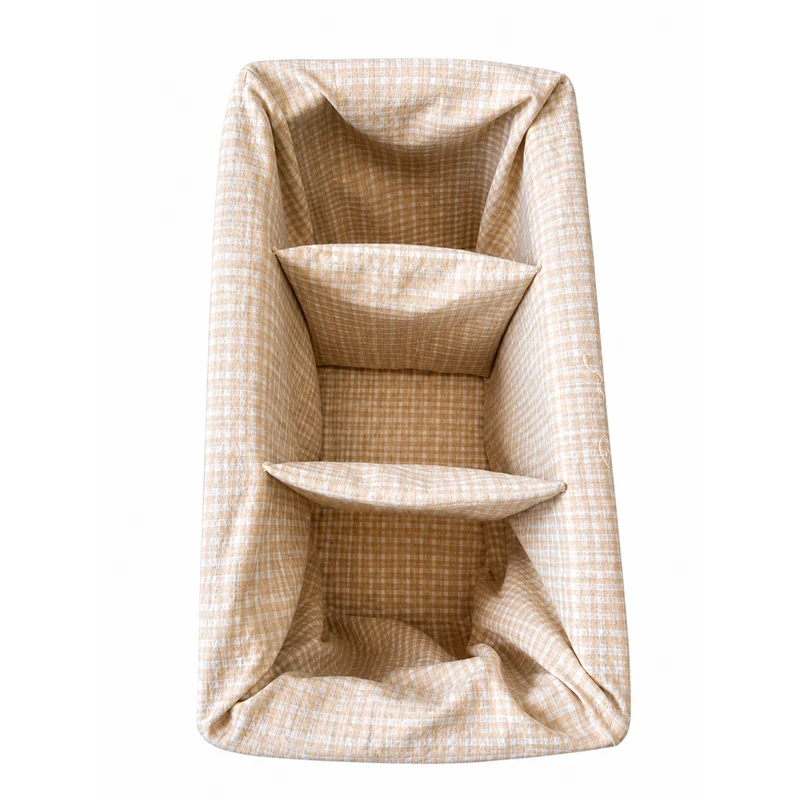 Novinus wicker organizer basket with beige trim TheWickerStories