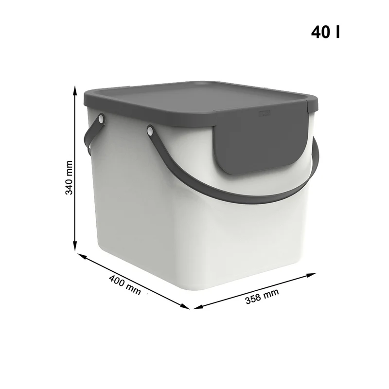 Set Recycling Müllsystem 2 x 40l, 2 x 25l ALBULA