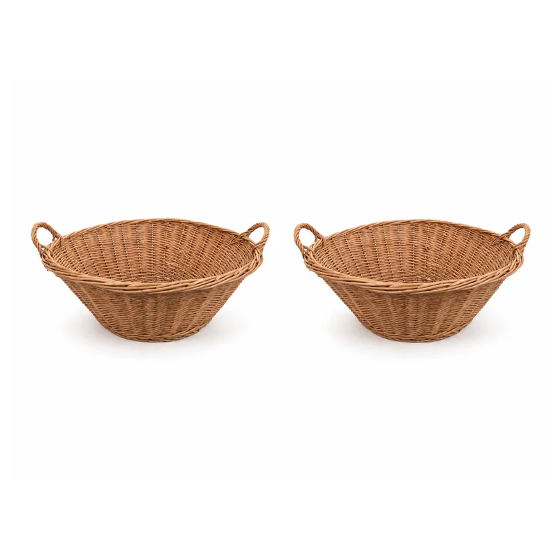 Turina wicker display basket, set of 2 TheWickerStories