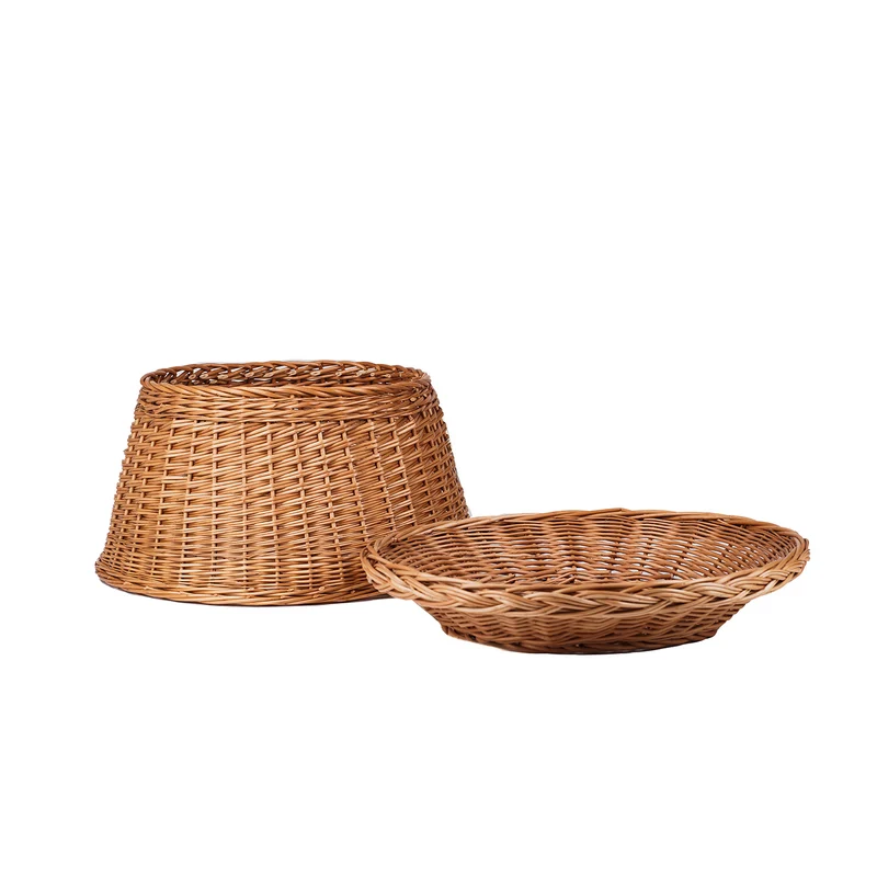 Turina wicker bread basket for display in bakery and shop TheWickerStories