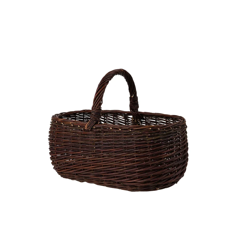 Felis wicker firewood basket for the fireplace TheWickerStories