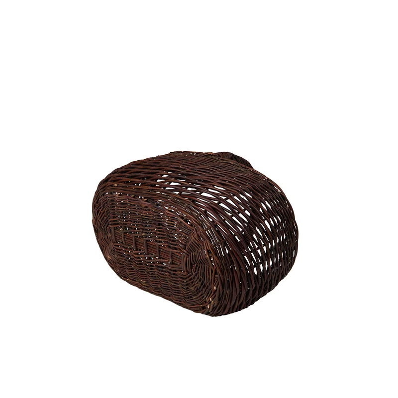Felis wicker firewood basket for the fireplace TheWickerStories