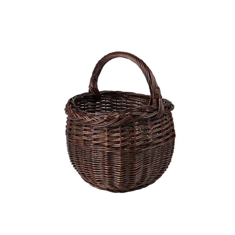 Wictor wicker shopping basket, picnic basket with handle TheWickerStories