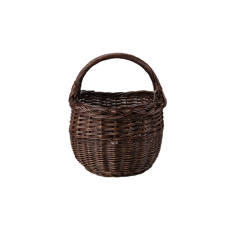 Wictor wicker shopping basket, picnic basket with handle TheWickerStories