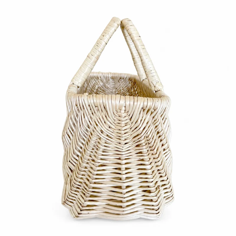 Werlissa wicker basket – women's handbag