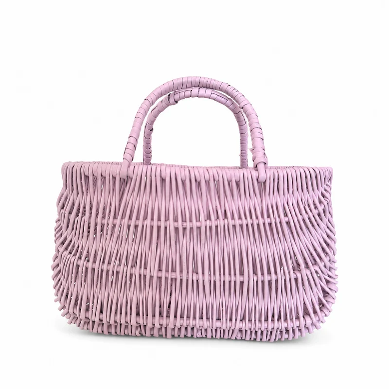Werlissa wicker bag, women's handbag, picnic basket with handles TheWickerStories