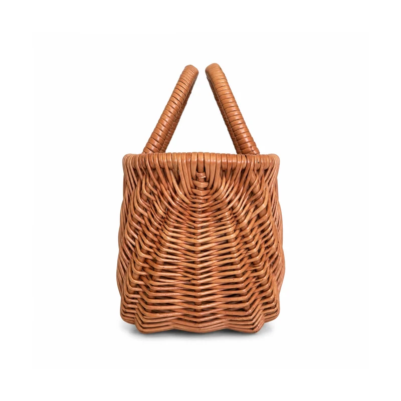 Werlissa wicker bag, women's handbag, picnic basket with handles TheWickerStories