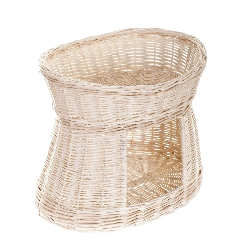 Erif two-story wicker cat house TheWickerStories