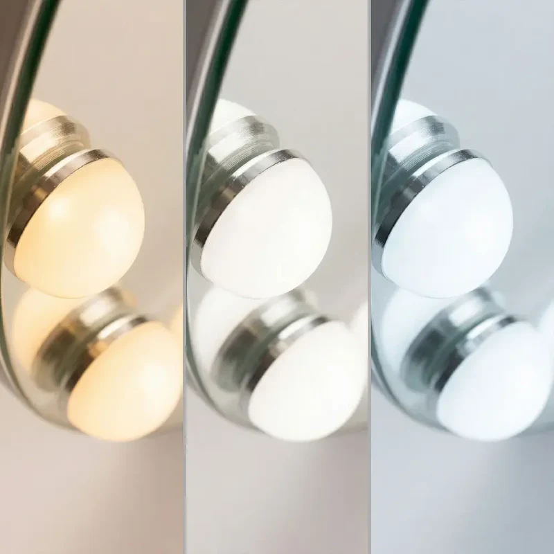 Kosmetik-Spiegel LED Hollywood Ø50cm Gold