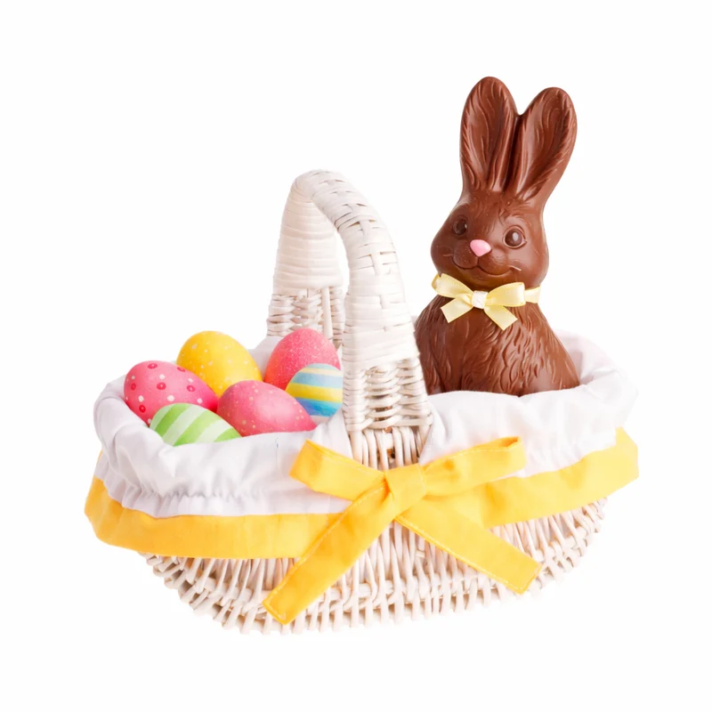 Willesia wicker Easter basket with lining and handle TheWickerStories
