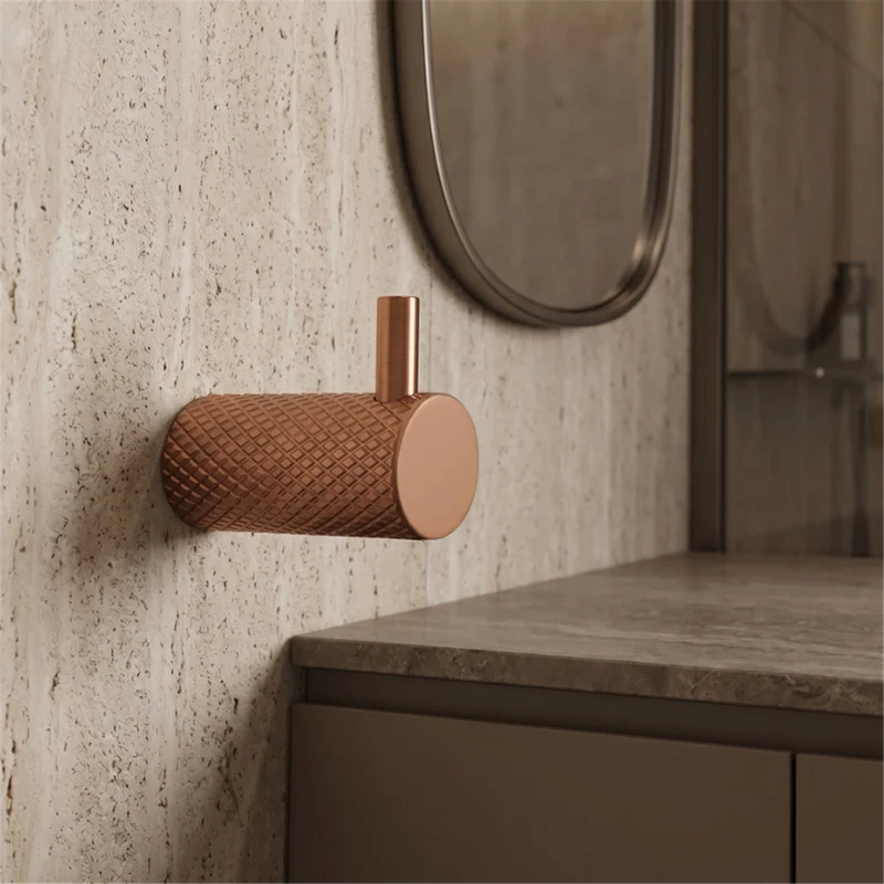 Badezimmerhaken A62305BRG Kupfer Matt | Eleganter Wandhaken fürs Bad