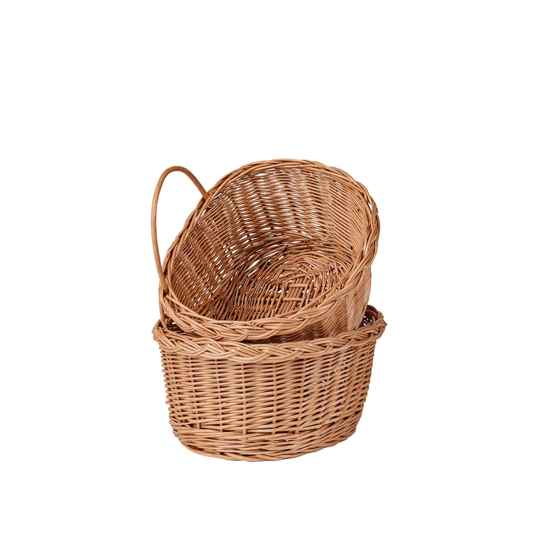 Fina wicker display basket, set of 2. TheWickerStories
