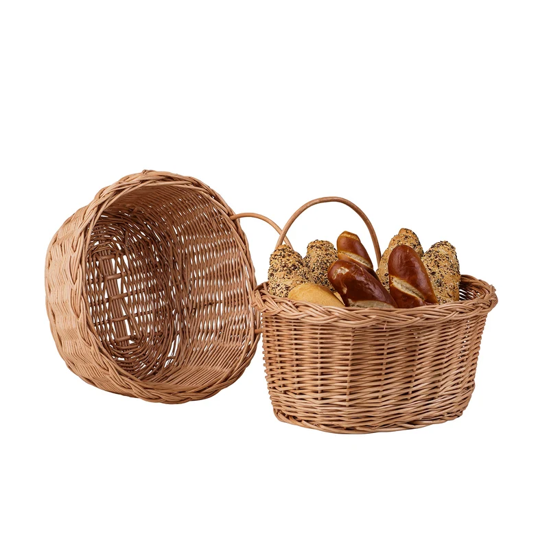 Fina wicker display basket, set of 2. TheWickerStories
