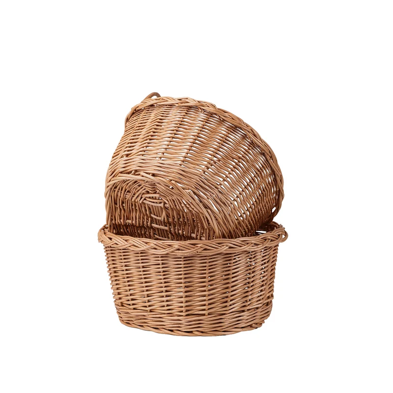 Fina wicker display basket, set of 2. TheWickerStories