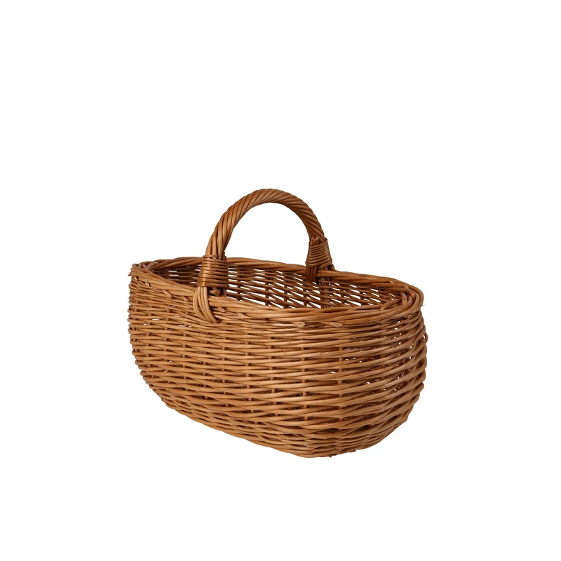 Felis wicker firewood basket for the fireplace TheWickerStories