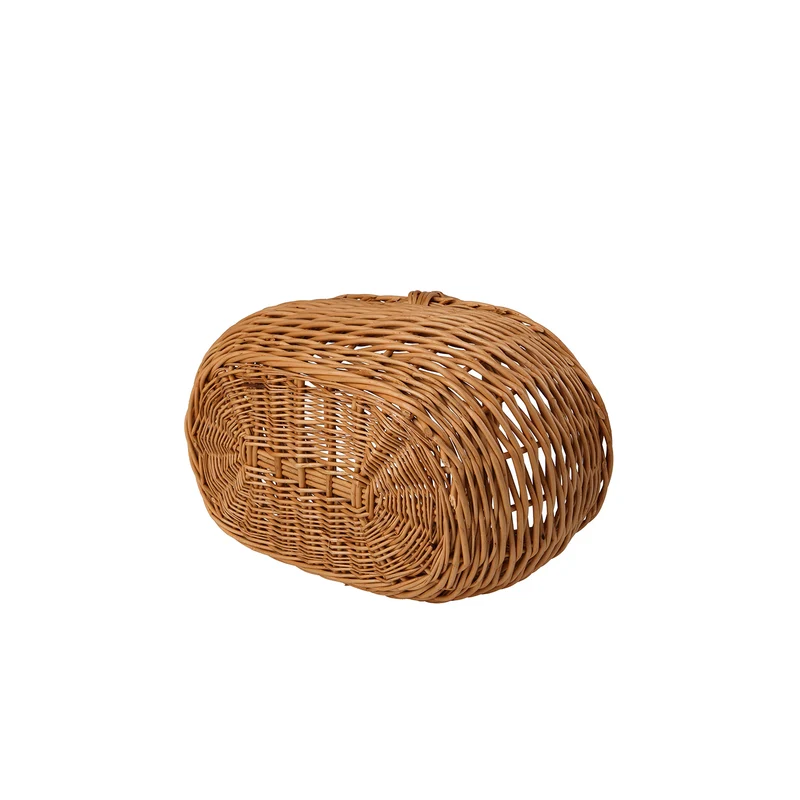 Felis wicker firewood basket for the fireplace TheWickerStories
