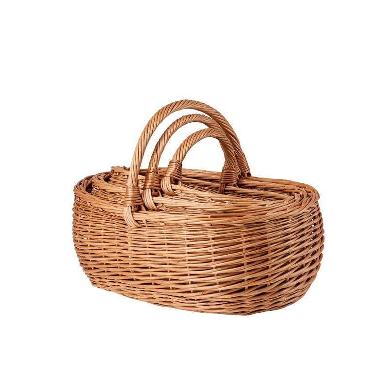 Felis wicker firewood basket for the fireplace TheWickerStories