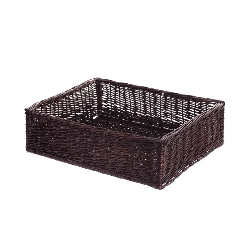 Tallius wicker storage box, shelf & rack basket, wicker display storage basket TheWickerStories