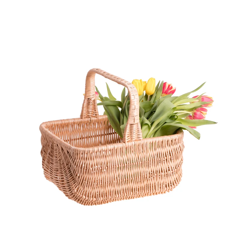 Willesia wicker shopping basket, mushroom and picnic basket, decorative gift basket TheWickerStories
