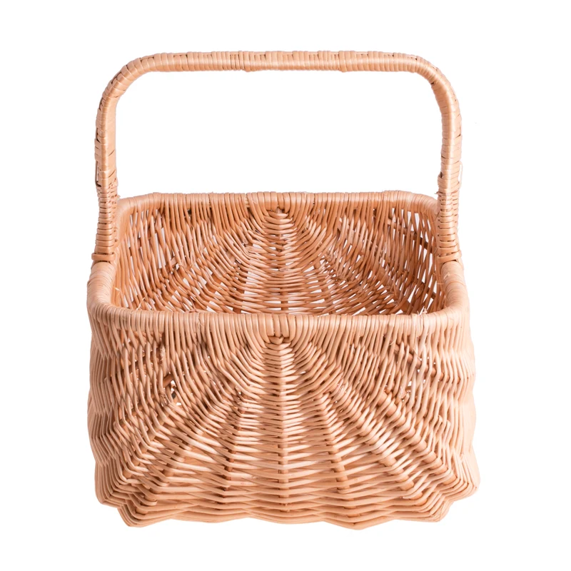 Willesia wicker shopping basket, mushroom and picnic basket, decorative gift basket TheWickerStories