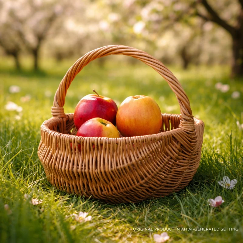 Voravia wicker Easter basket TheWickerStories