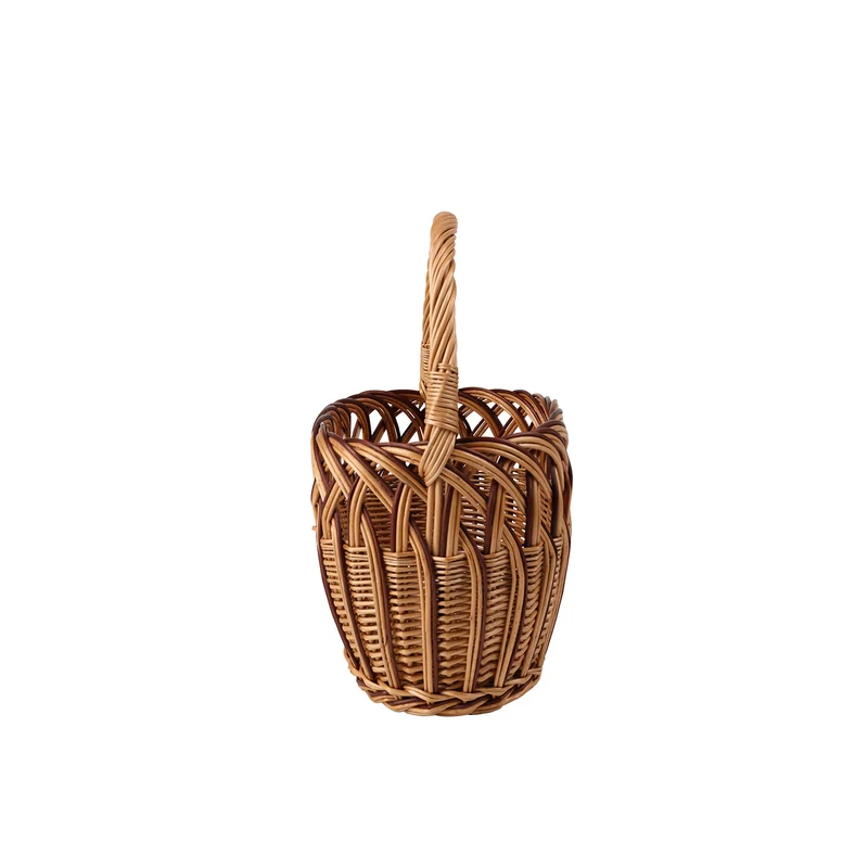 Zalia wicker Easter blessing basket with handle by TheWickerStories