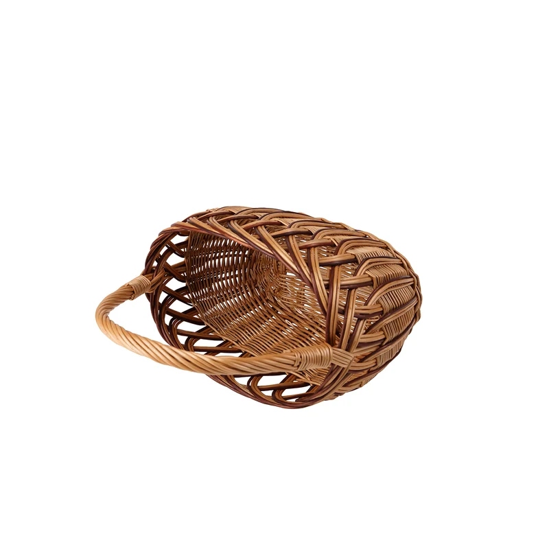 Zalia wicker Easter blessing basket with handle by TheWickerStories