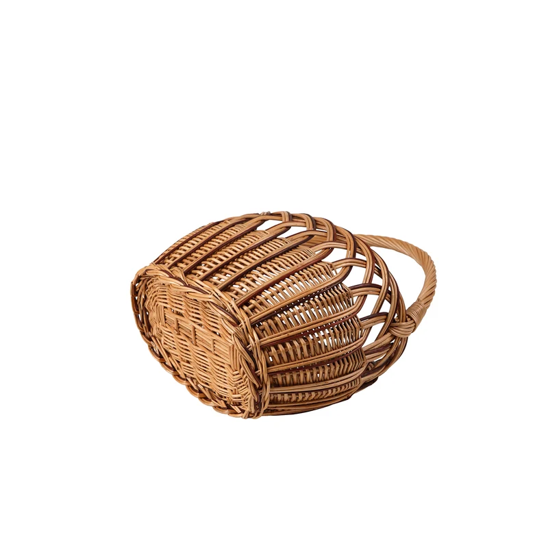 Zalia wicker Easter blessing basket with handle by TheWickerStories