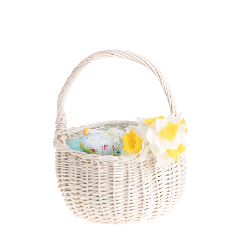 Zawia wicker Easter blessing basket with handle by TheWickerStories