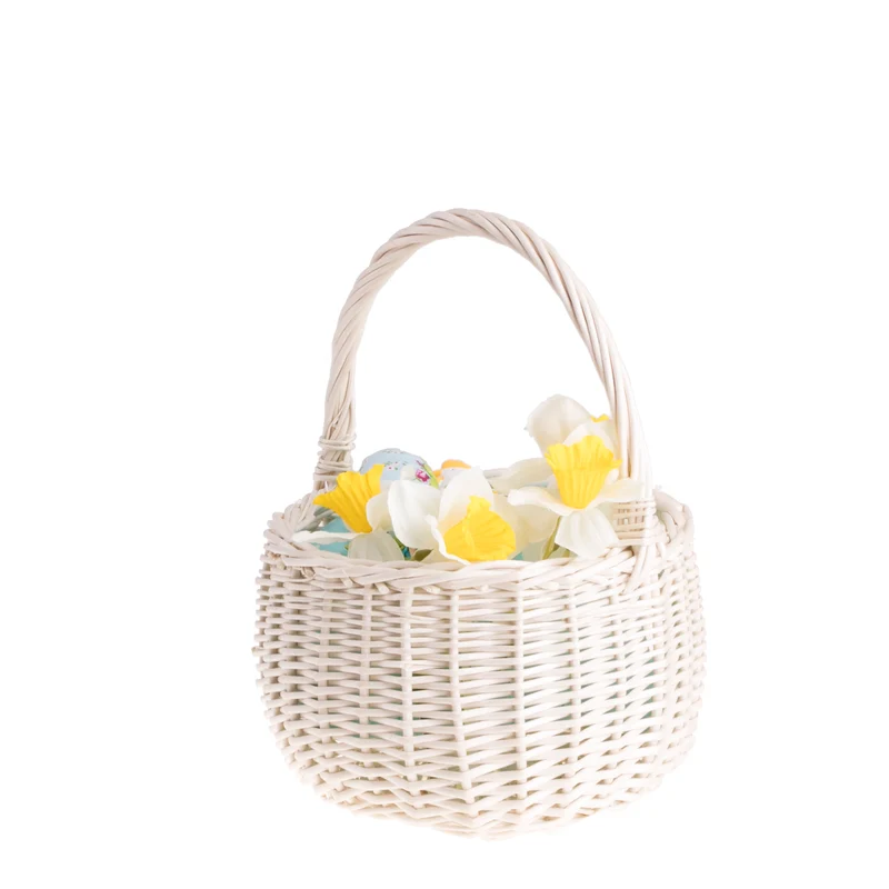 Zawia wicker Easter blessing basket with handle by TheWickerStories