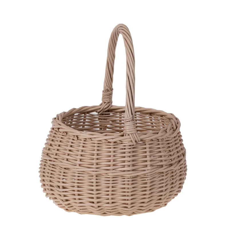 Zawia wicker Easter basket for blessing, with handle TheWickerStories