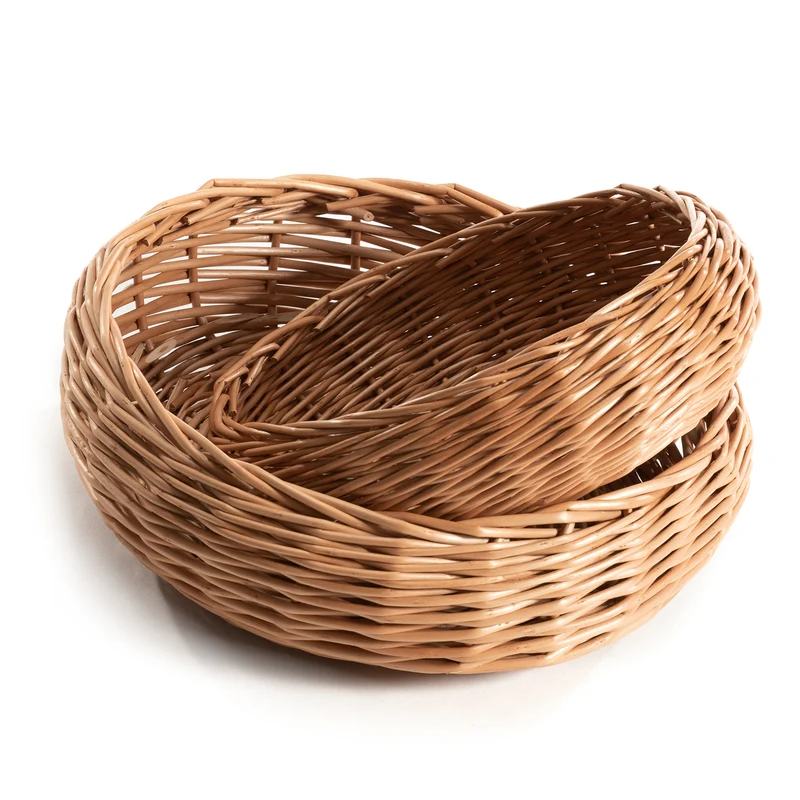 Desayer wicker bread box, bread bowl, round bread basket TheWickerStories