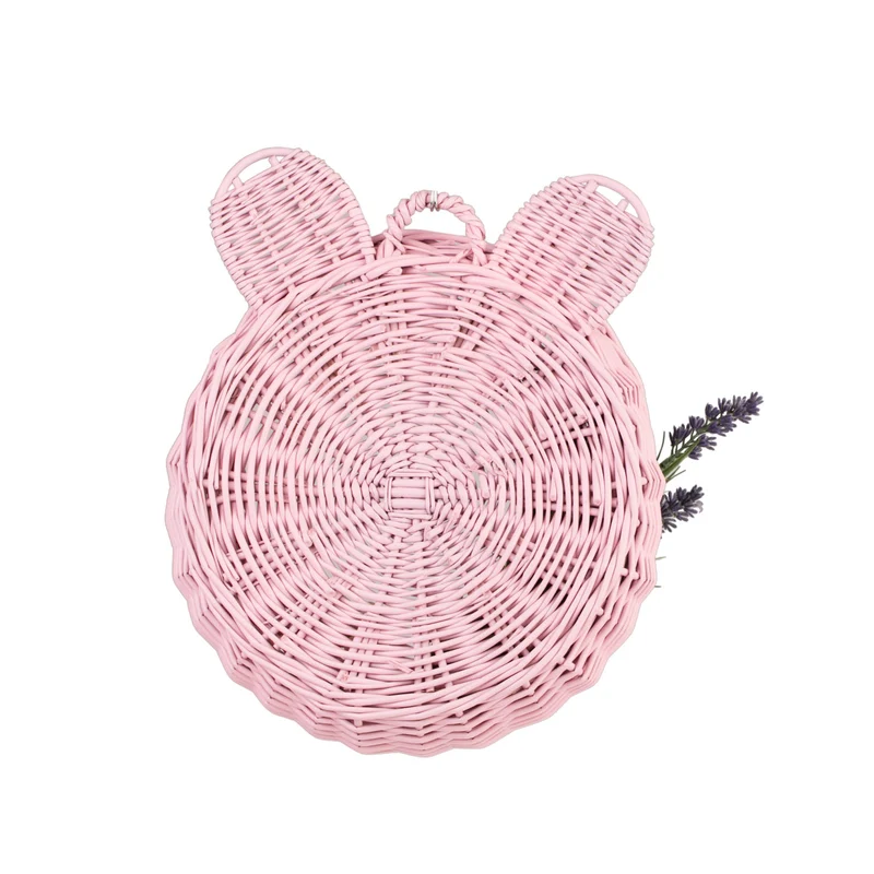 Zanoria wicker storage basket for children's room, hanging, with handle TheWickerStories